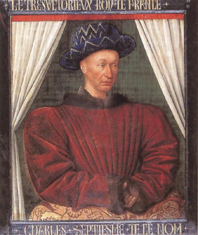 Jean Fouquet Portrait of Charles Vii of France